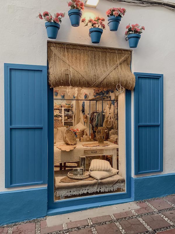 Winkelen oude centrum Marbella Salotto